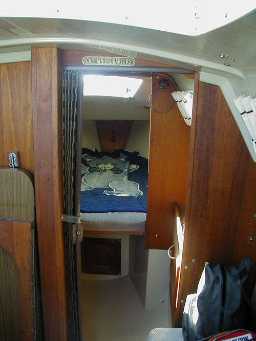 Sleeping quarters on the boat