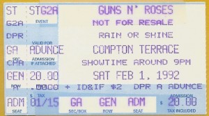 Guns N Roses 1992
